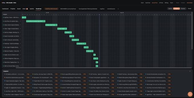 Roadmap — Projektverlauf und Zeitplanung